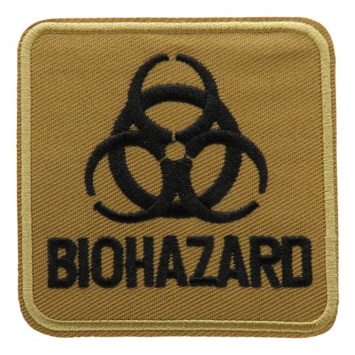 Biohazard emblem patch ironing patch punk patch rocker patch-