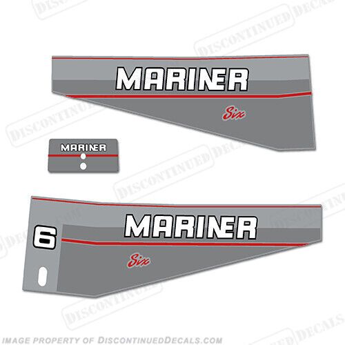 Fits mariner 1996 6hp outboard motor decal kit