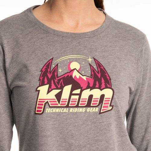 Klim womens estelle tri-blend long sleeve tee shirt - l  - xl  - 2xl  xxl -  new