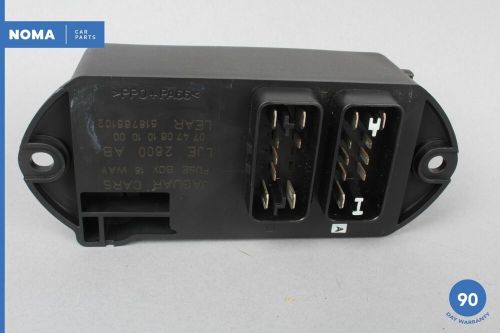 98-02 jaguar xk8 xkr x100 left driver side interior dash fuse box lje2800ab oem