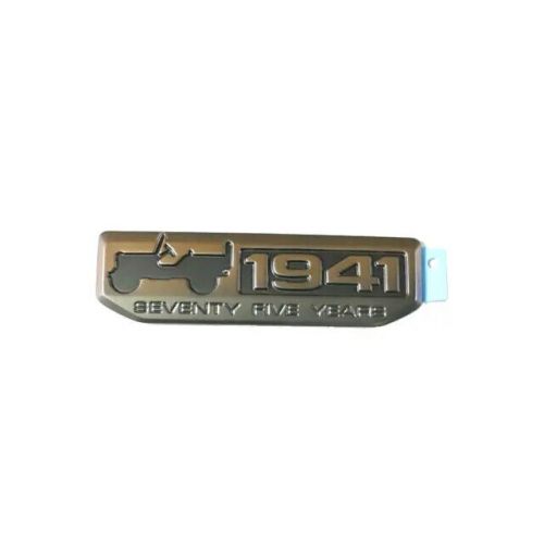 Genuine mopar front fender nameplate 68268158ab