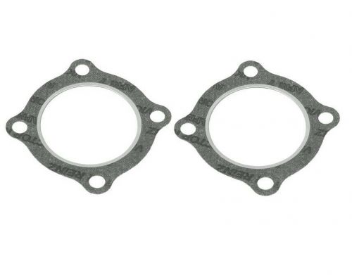 Set of 2 gasket - turbo outlet to muffler/ catalyst oem victor reinz for porsche