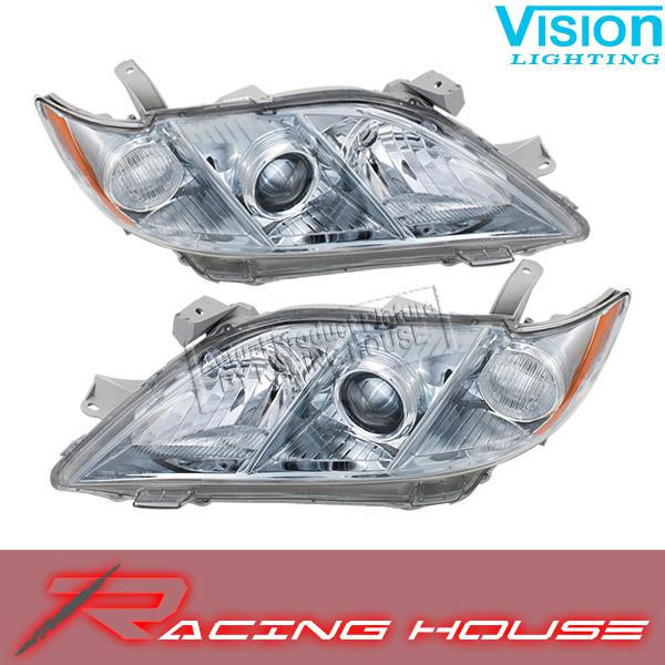 07 08 09 japan built toyota camry hybrid vision projector headlights lh+rh pair