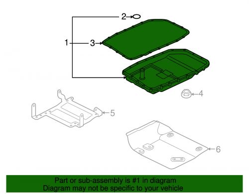 Genuine land-rover trans pan lr007474