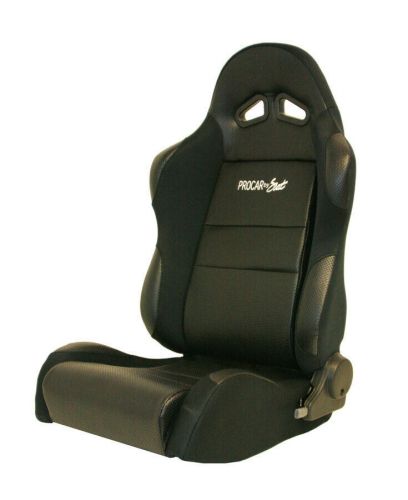 Scat sportsman racing seat - left - black vinyl/vlour