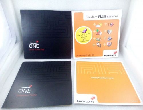 Tomtom one complete quick start guide, plus services, accessories manuals