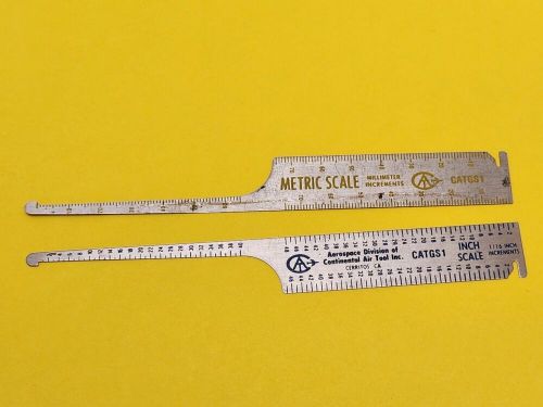 Aircraft grip scale gauge set of 2 catgs1