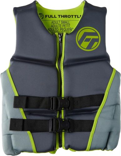 Full throttle adult hinged rapid dry uscg life jacket for wakeboard skiing small