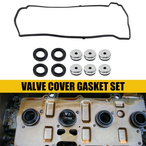 11 engine valve cover gasket set for acura honda rsx tsx k20 k24 rubber new eod