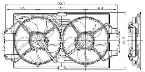 Radiator fan assy   global parts distributors   2811478