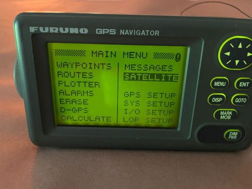 A+ furuno gp-30 gps receiver &amp; navigator gp30 marine boat navigation dgps tested