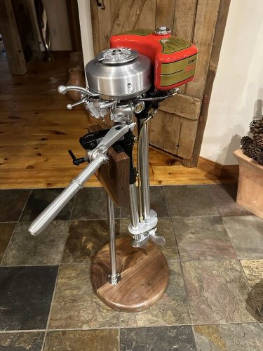 Vintage beautiful 1937 evinrude elto ace outboard boat motor display make offer