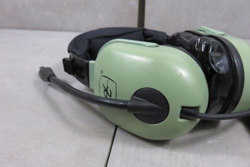 David clark h20-10 aviation headset dual plug headset