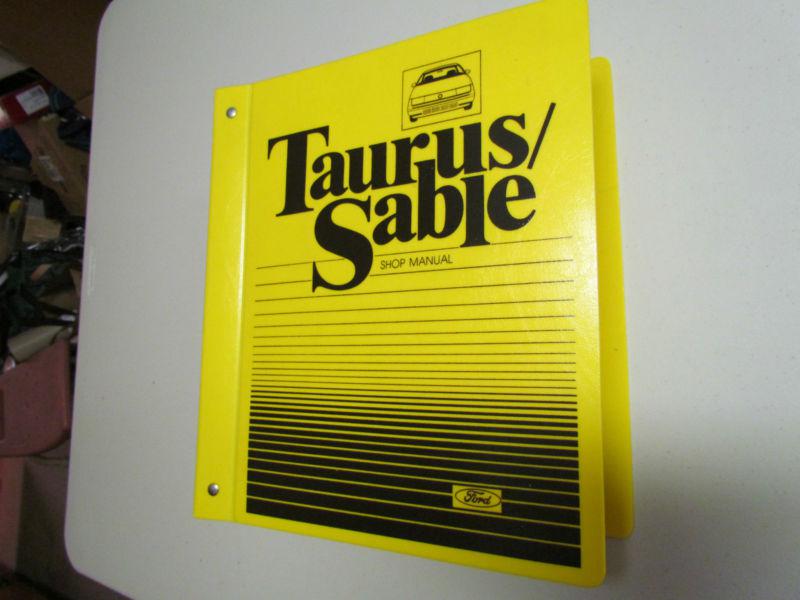 Ford taurus-sable shop manual new