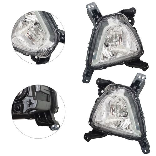 For 2016 2017 2018 kia sorento front led fog lights driver &amp; passenger side new