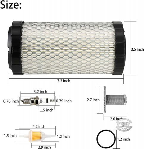 Golf cart tune up kit gas 4cycle w/air oil fuel filter spark for ezgo txt rxv