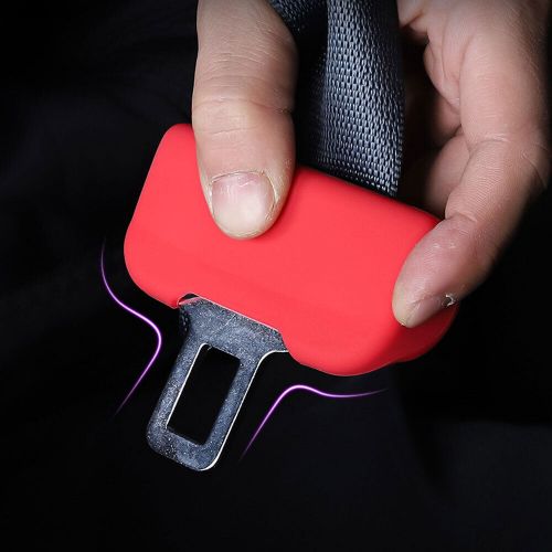 For tesla model 3y safety belt protective silicone cover sleeve seat belt clip