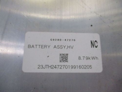 17 18 19 20 21 22 toyota prius prime hybrid battery id g9280-47270 58k miles oem