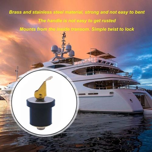 Compression  plug brass screw type rubber seal yacht boat  plug for 7/8in1280