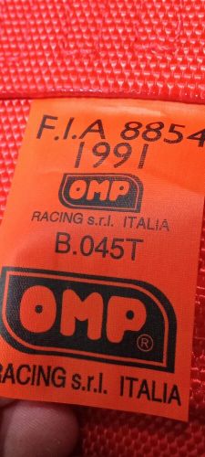 Ferrari 348 355 challenge omp racing seat belt harness_164778_five point_genuine