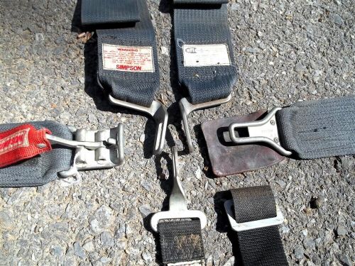 Vintage race car - hot rod - simpson safety lap belt parts