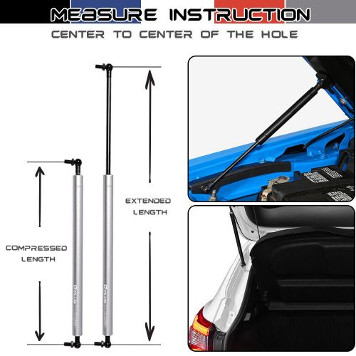 New fit for gmc yukon tahoe 2000-2006 rear window lift supports shocks struts