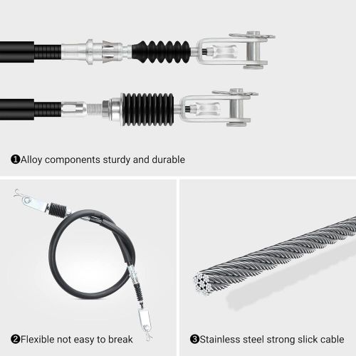 10l0l golf cart brake cable for yamaha g29 drive gas 2007-2015, jw1-f6341-31-00