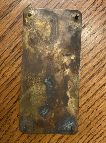 Vintage chris-craft boat data plate/brass tag