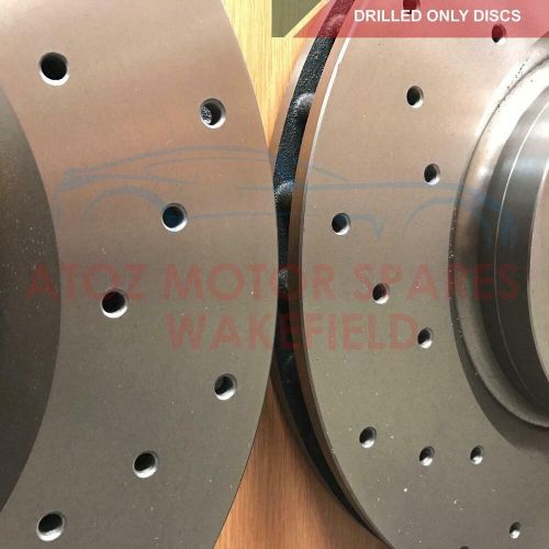 For honda s2000 performance cross drilled front brake discs pair 300mm