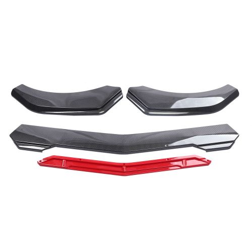 Front bumper lip spoiler splitter body kits strut rod for cadillac cts ats