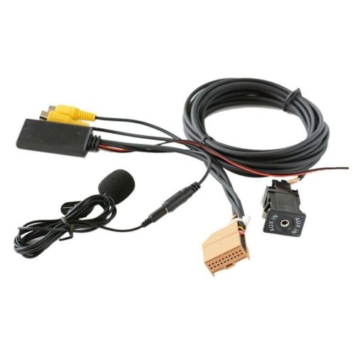 12v for mmi 2g car aux cable/ adapter music audio mic for q7 a6 a8 2006-2008