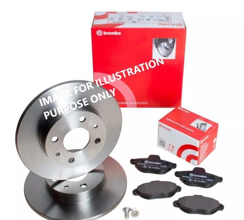 For peugeot 405 2.0 grx4 brembo rear brake discs 247mm&amp;brake pads set