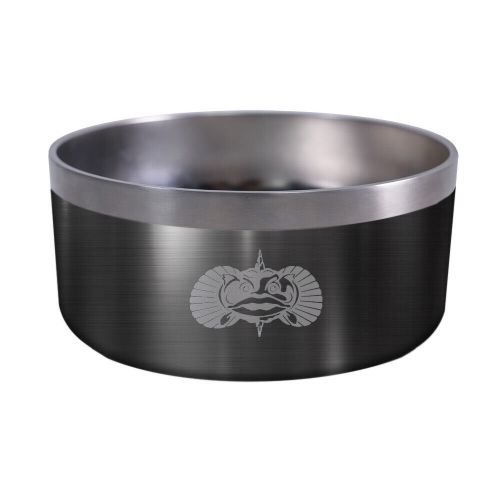 Toadfish non-tipping dog bowl - graphite  1081