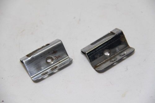 Cessna window latch striker plate set (2) l/h &amp; r/h, p/n: 1217065-9 / 1217065-7