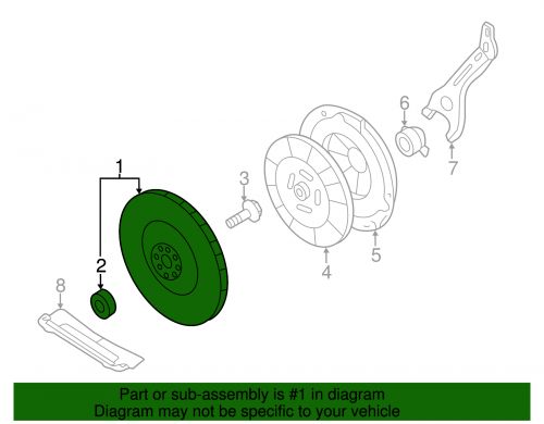 Genuine subaru flywheel 12342aa171