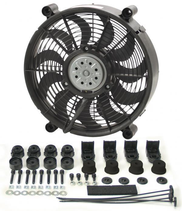 Derale 16212 12" high output single rad fan kit