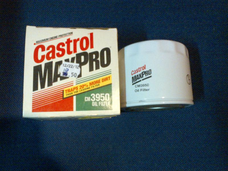 (1) nib castrol maxpro oil filter cm3950, pf9, qs3950,l10193, 1381 nos