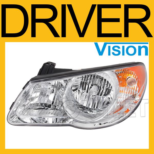 Left head lamp for 07-09 hyundai elantra sedan driver side headlight assembly lh