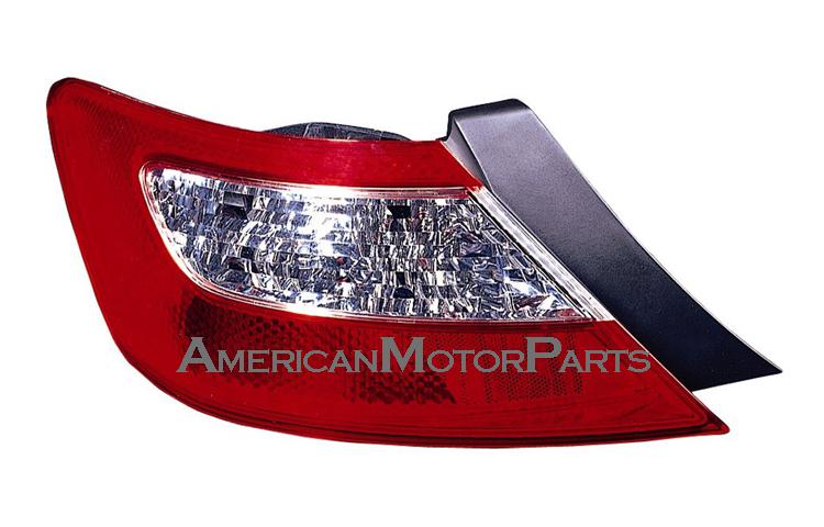 Left driver side replacement tail light lamp 06-07 honda civic 2dr 33551svaa02