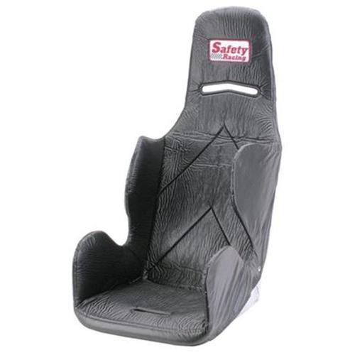 New safety racing budget aluminum 15.5" wide stock car seat w/ black upholstery