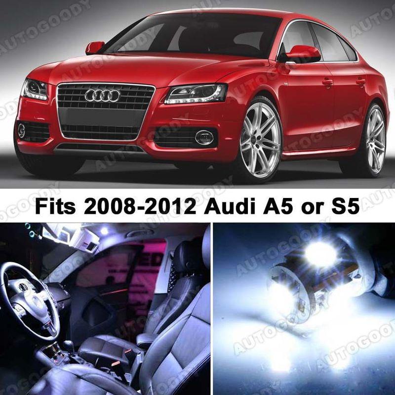 Audi a5 s5 white led lights interior package kit 8t3