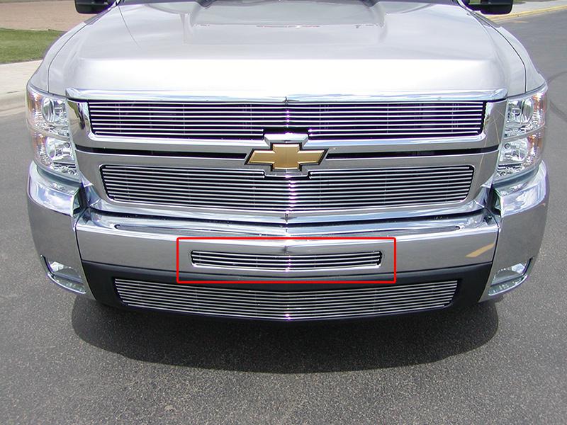 Fit:07-10 chevy silverado 2500/3500 bumper billet grille