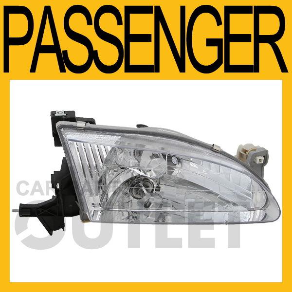 98-00 toyota corolla passenger side head light lamp right replacement new