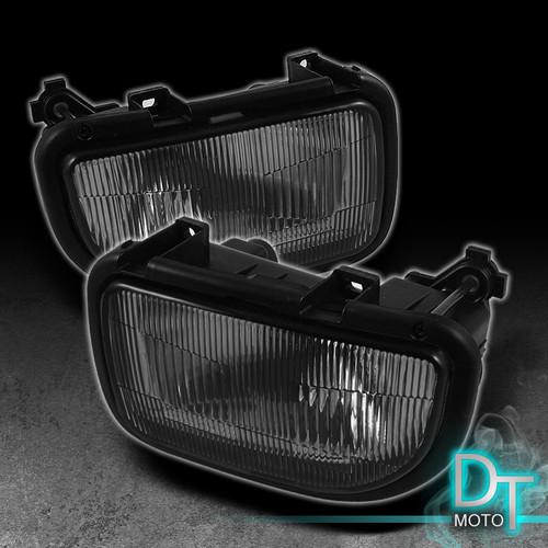 Smoked 91-95 mr2 bumper driving fog lights lamps w/switch & bulbs jdm left+right