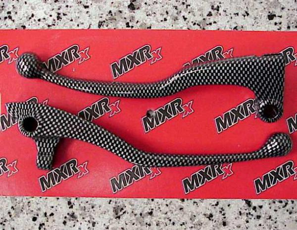 89-99 yamaha fzr600 fzr 600 600r carbon fiber levers