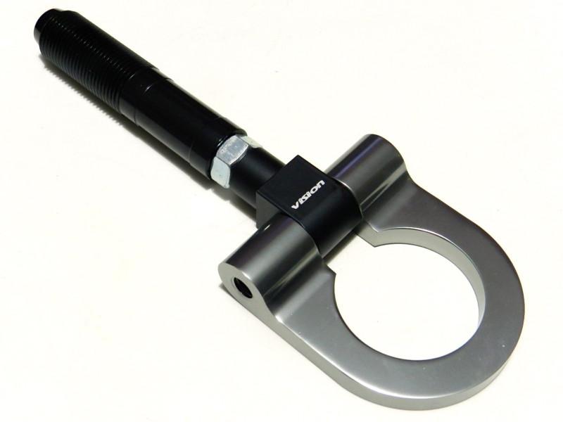 Vms racing front billet tow hook for toyota scion lexus - gunmetal