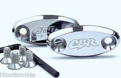 Honda cbr 600 f4 f4i 929 954 1000 rr chrome mirror base plates