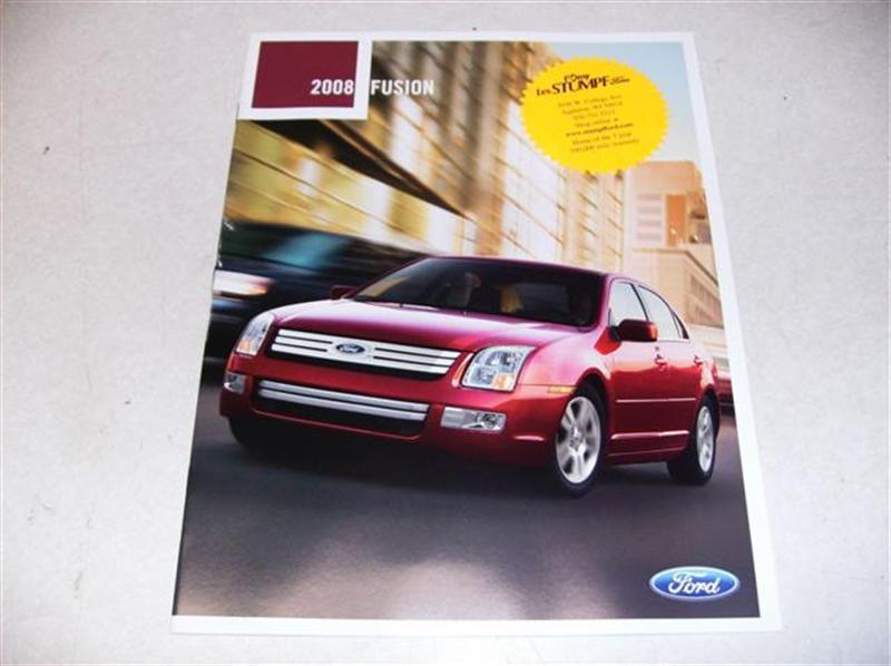 2008 ford fusion original sales brochure