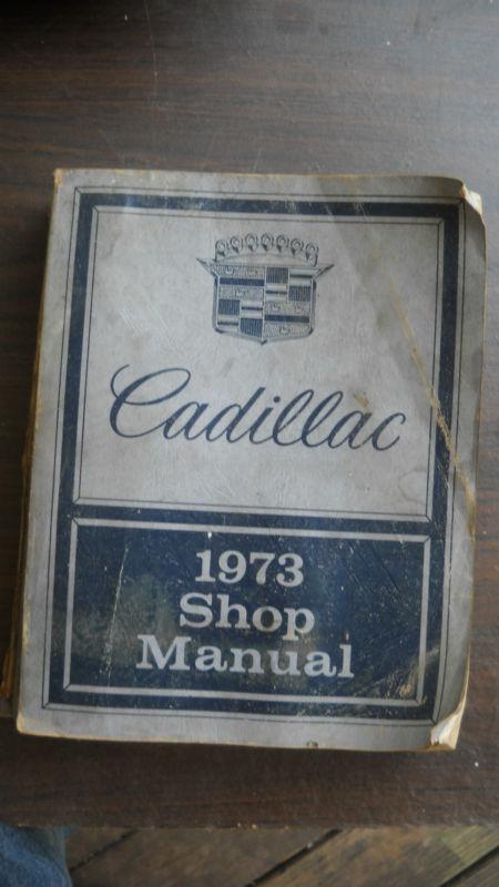 1973 cadillac  service shop manual repair book original