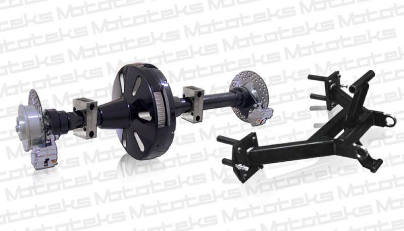 Dna trike axle + swingarm kit for sportster models fits 2004-present new